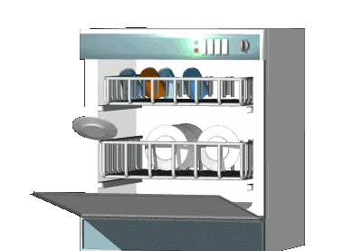 عکس کارتونی ماشین ظرفشویی
