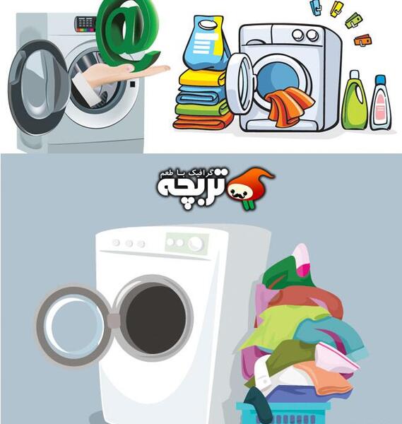 عکس کارتونی ماشین ظرفشویی