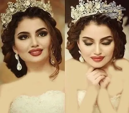 عکس عروس عربی زیبا
