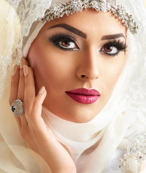 عکس عروس عربی زیبا