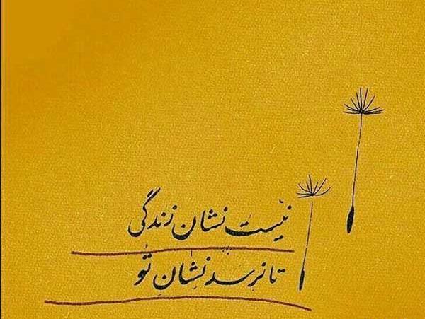 عکس نوشته دلتنگی از مولانا