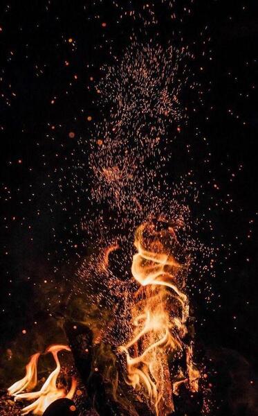 عکس آتش قشنگ