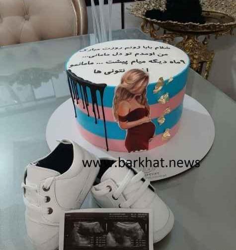 عکس روی کیک نوزاد