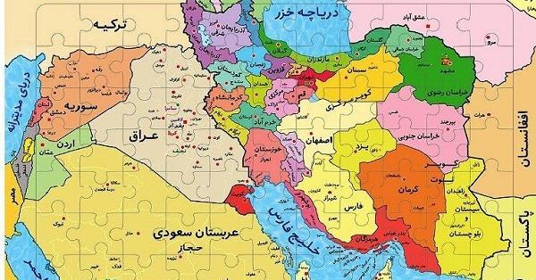 عکس نقشه ایران کلاس ششم