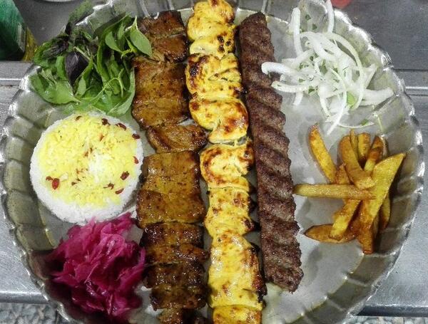 عکس چلو کباب میکس