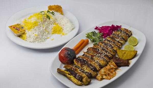 عکس چلو کباب میکس