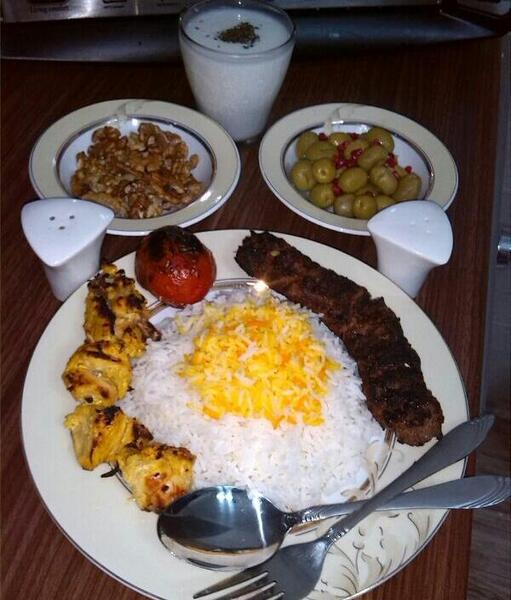 عکس چلو کباب میکس