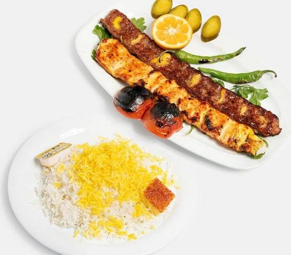 عکس چلو کباب میکس