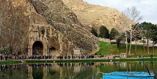 عکس شب طاق بستان