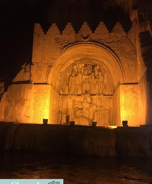 عکس شب طاق بستان