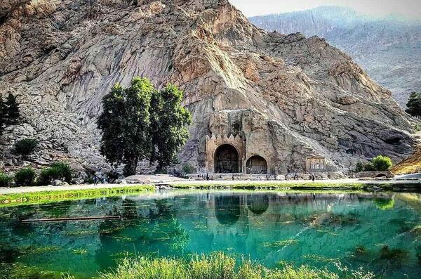 عکس شب طاق بستان
