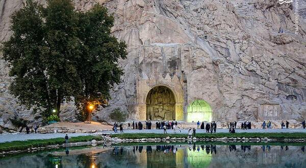 عکس شب طاق بستان