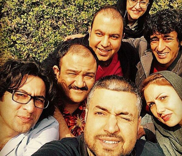 عکس پشت صحنه در حاشیه