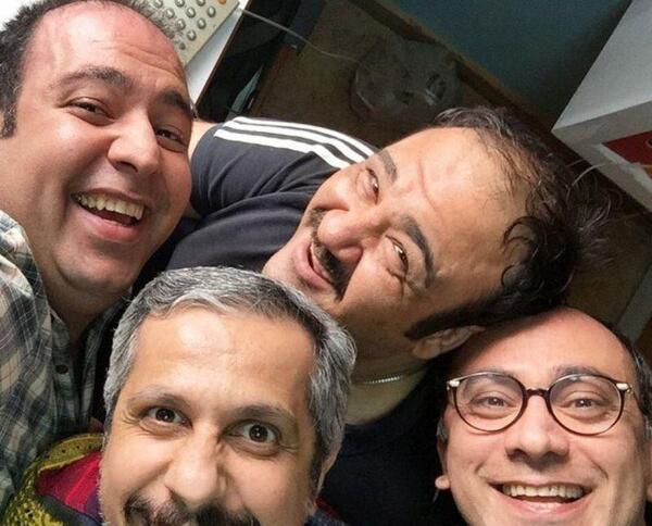 عکس پشت صحنه در حاشیه