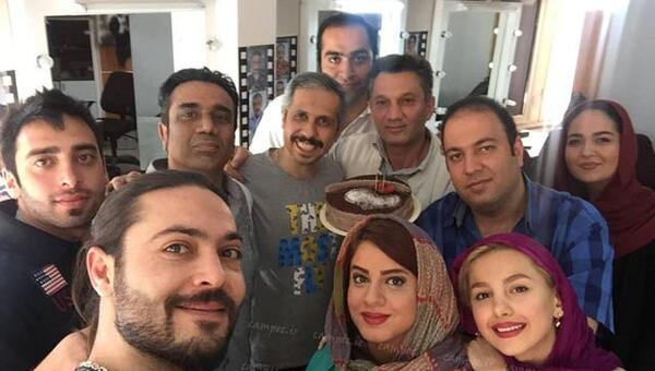 عکس پشت صحنه در حاشیه