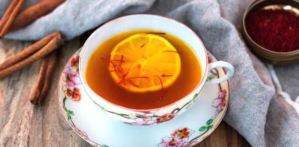 عکس زعفران چای