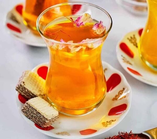 عکس زعفران چای