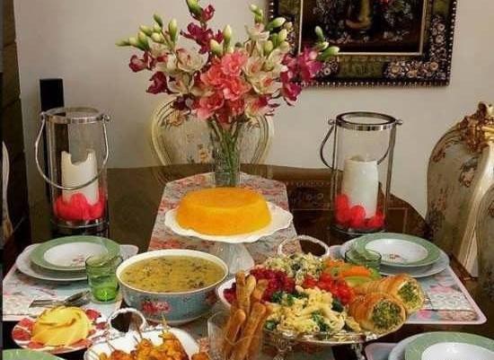 عکس میز شام رمانتیک
