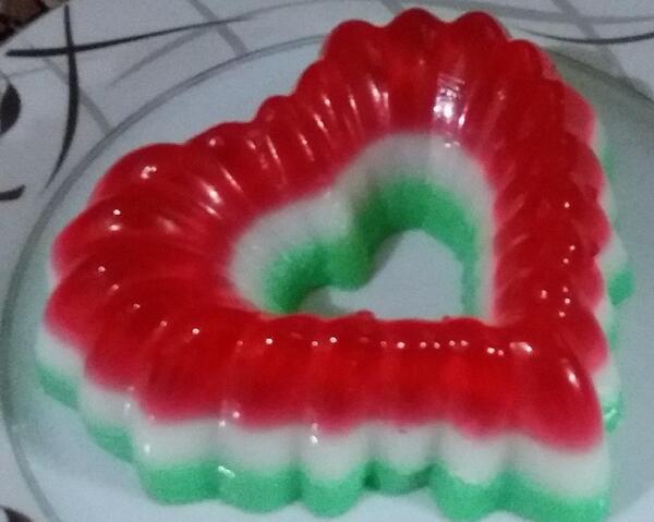 عکس ژله سه رنگ