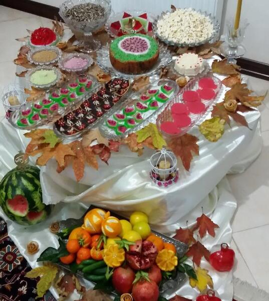 عکس ذرت شب یلدا