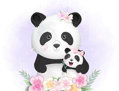 عکس نقاشی پاندا