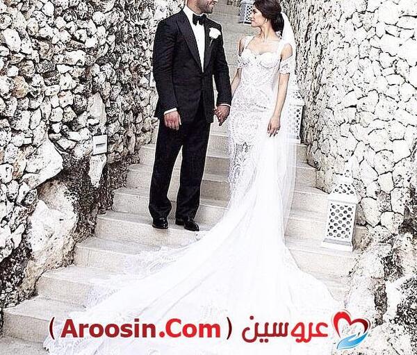 عکس لب عروس داماد