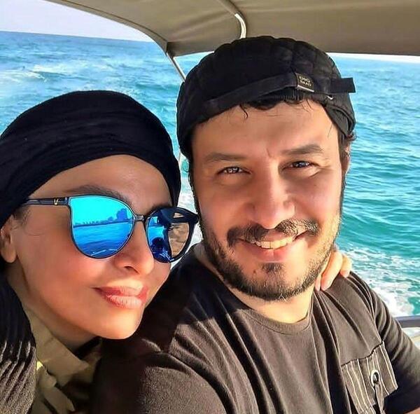 عکس عروسی جواد عزتی و همسرش
