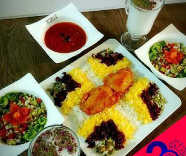 عکس زیبای زرشک پلو با مرغ