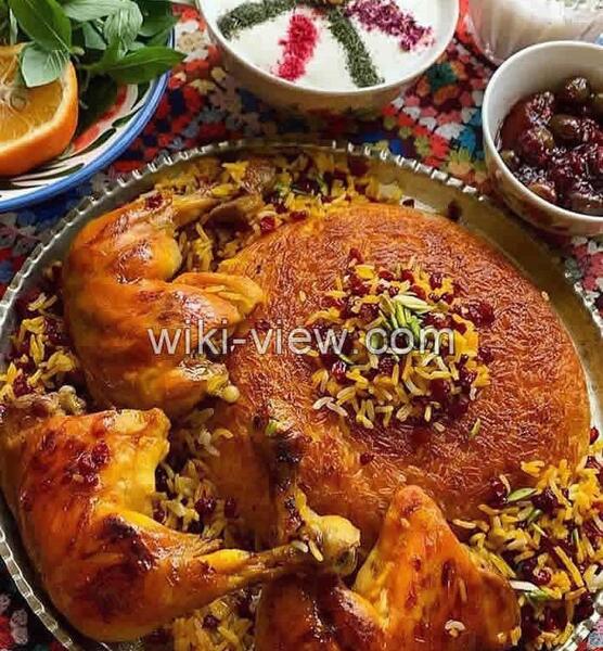 عکس زیبای زرشک پلو با مرغ