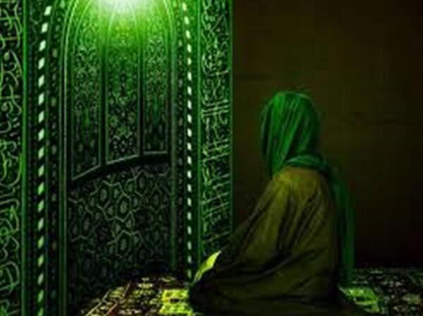 عکس امام علی نماز