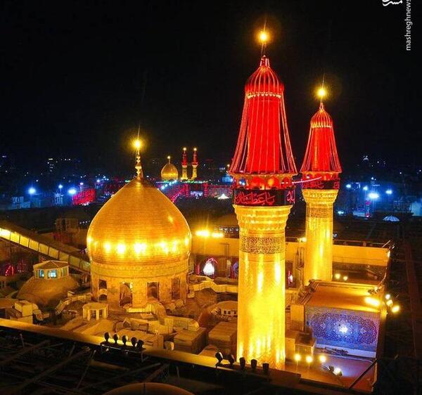 عکس محرمی گنبد امام حسین