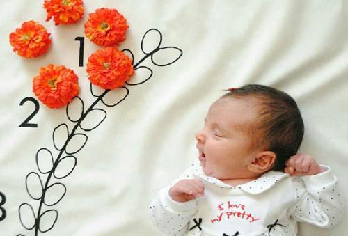 مدل عکس نوزاد دختر یک ماهه