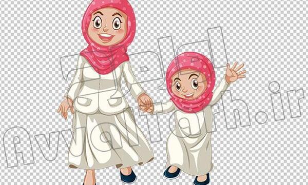 عکس عروسکی مادر و دختری