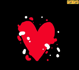 گیف عکس قلب عاشقانه متحرک جدید