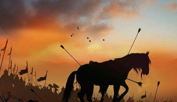 عکس امام حسین و اسبش