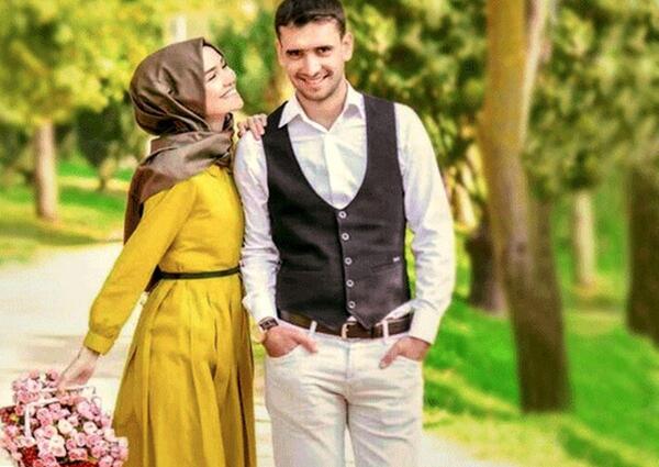 عکس زن و شوهر خوشبخت