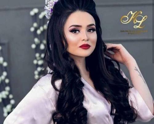عکس عروس مو مشکی