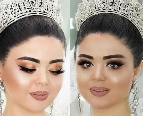 عکس عروس مو مشکی