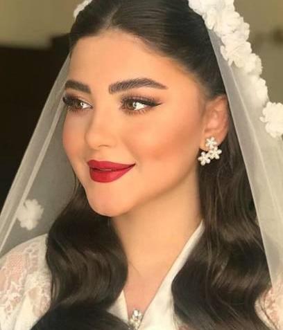 عکس عروس مو مشکی