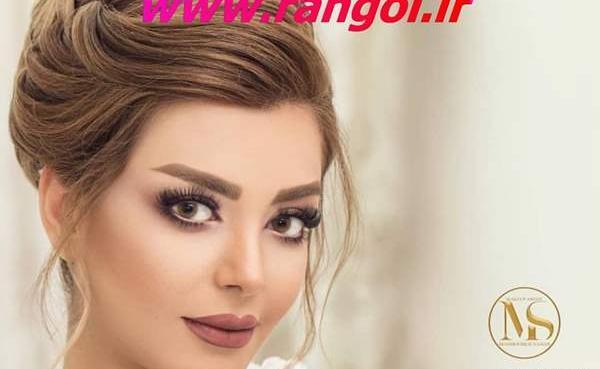 عکس عروس مو مشکی