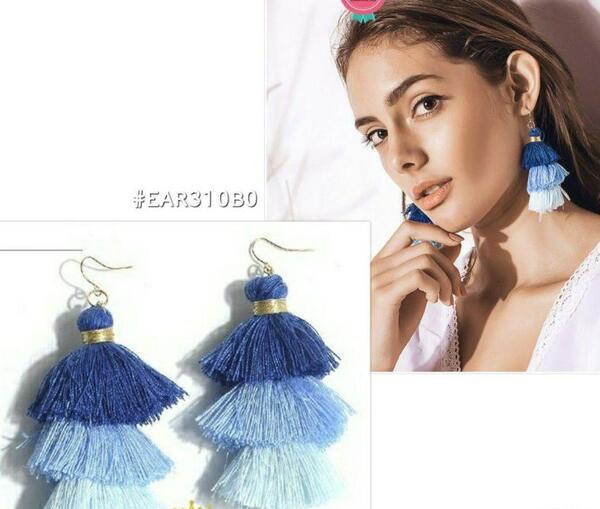 عکس گوشواره ریش ریشی