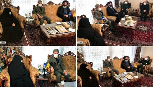 عکس رئیسی با شهید فخری زاده