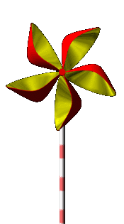 عکس فرفره رنگی متحرک