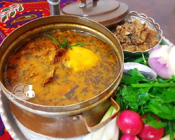 عکس آبگوشت زرد