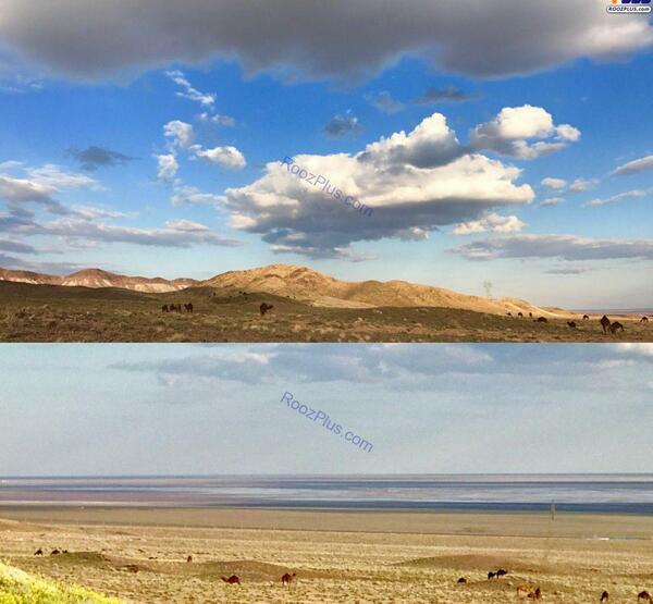 عکس دریاچه نمک
