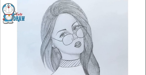 عکس نقاشی طراحی دخترانه