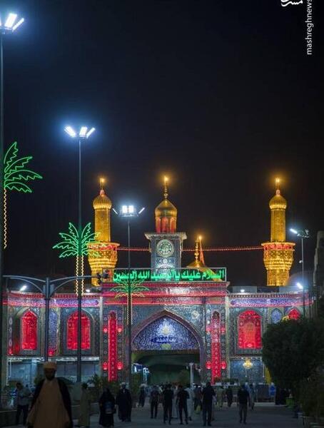 عکس کربلا رو دیوار