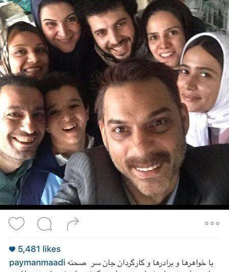 عکس پشت صحنه ثبت جوانی