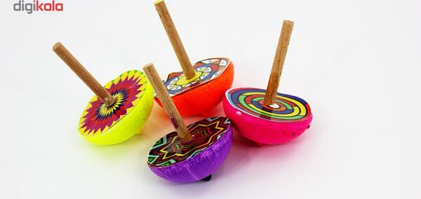عکس فرفره چوبی طلایی