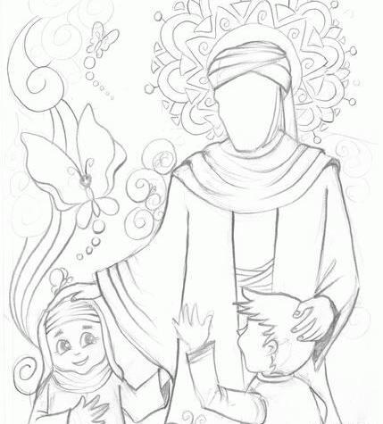 عکس امام زمان نقاشی